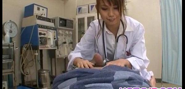  Arisa really wants cum in mouth from her patient